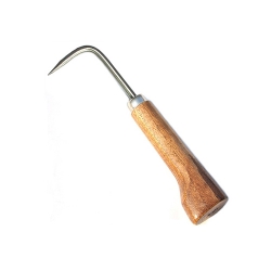 Root hook, 1 prong, Stainless steel, 230mm