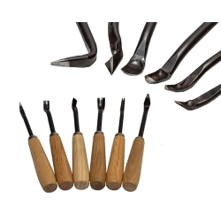 Graving tool set, Forged steel, 165mm