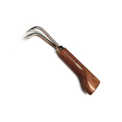 Root hook, 2 prongs, Stainless steel, 230mm