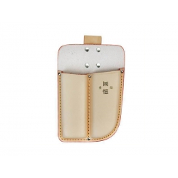 Double leather holster, 210mm